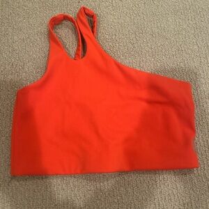 FP Movement by Free People Orange Asymmetrical Top